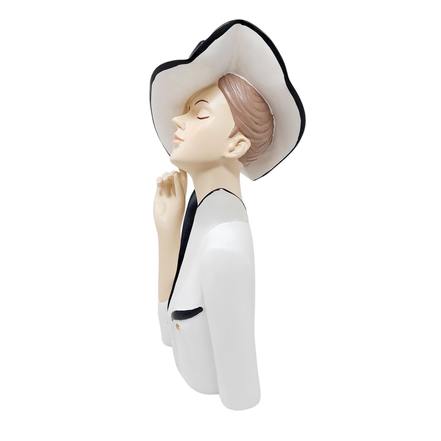formano Dekofigur LADY, handbemalt, Mehrfarbig, Frau, H: 28cm