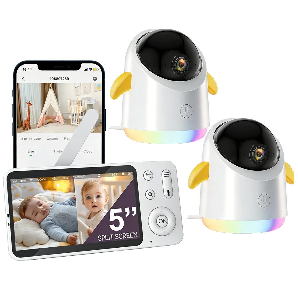 Boifun 2-Kamera Babyphone