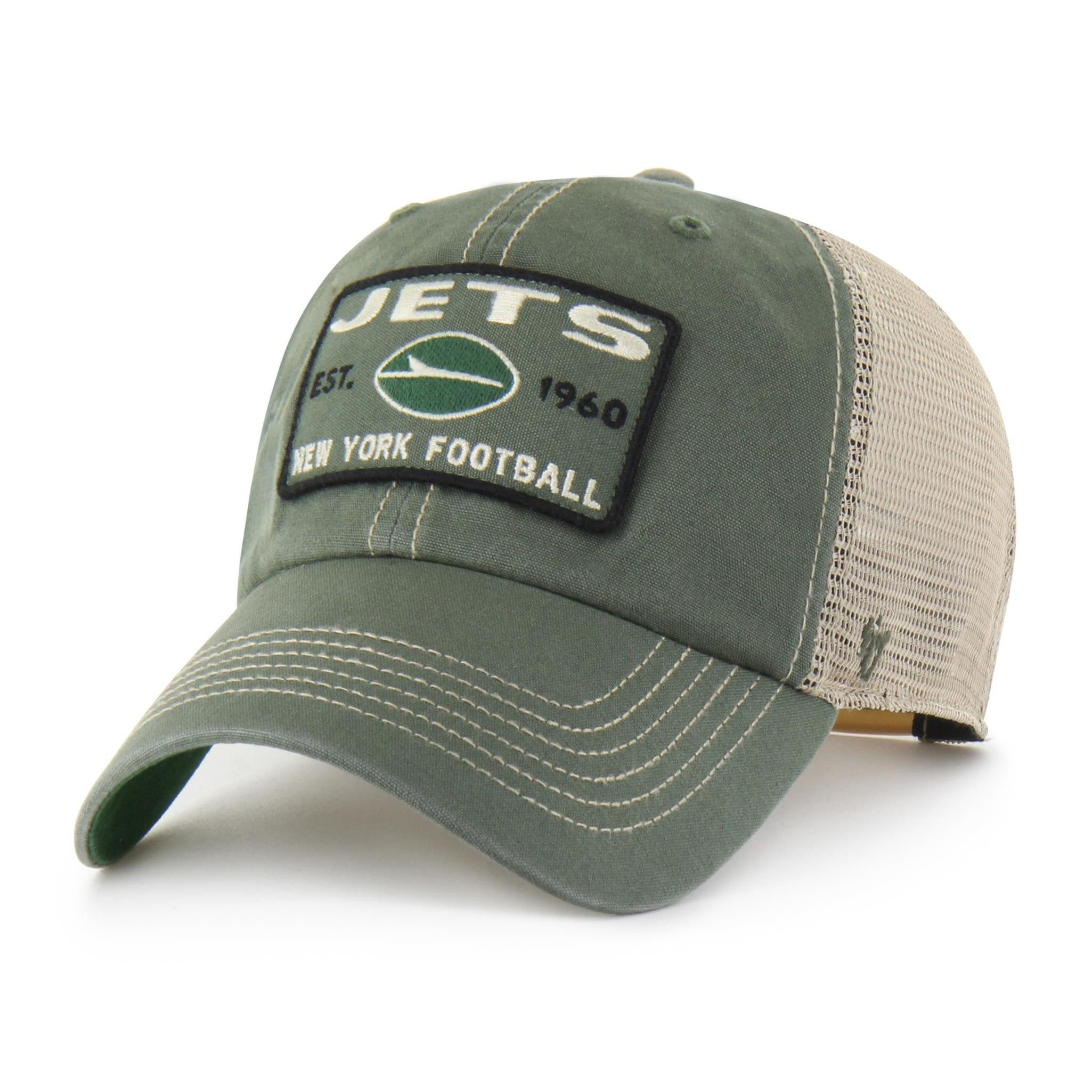 Baseball Cap '47 Brand Cap NFL New York Jets WABASH '47 Clean Up Green