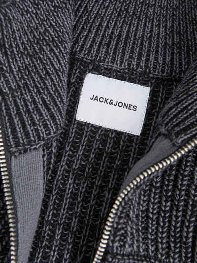 Jack & Jones Strickjacke DAVIS (1-tlg) Plain/ohne Details