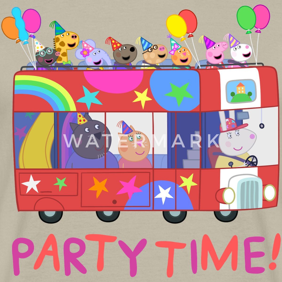 Spreadshirt T-Shirt Peppa Pig Design Party günstig online kaufen