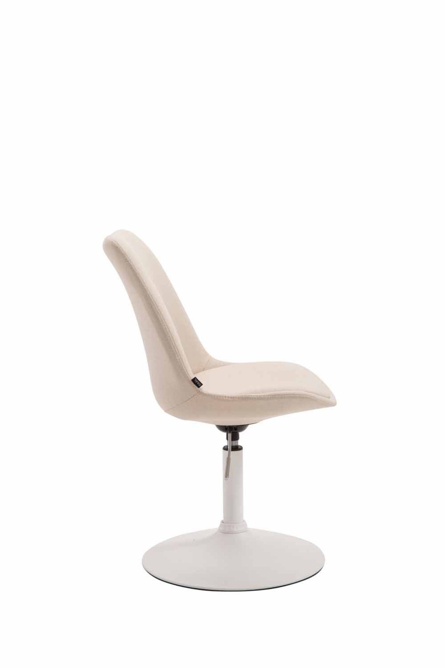 TPFLiving Esszimmerstuhl Mavic (Pflegeleichte Oberflächen & robuste Materialien, 1 St), Maße (TxBxH): 57 x 48 x 76cm - Farbe: creme