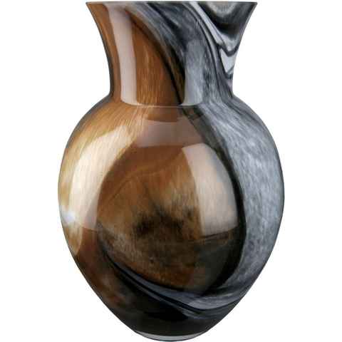 GILDE Tischvase Draga, Höhe ca. 26 cm (1 St), dekorative Vase aus Glas, Blumenvase