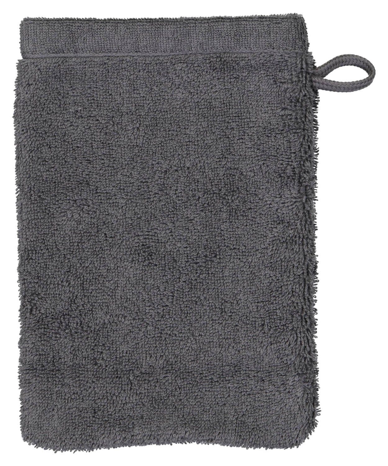 Cawö Waschhandschuh Waschhandschuh, Schwarz, B 16 cm, L 22 cm