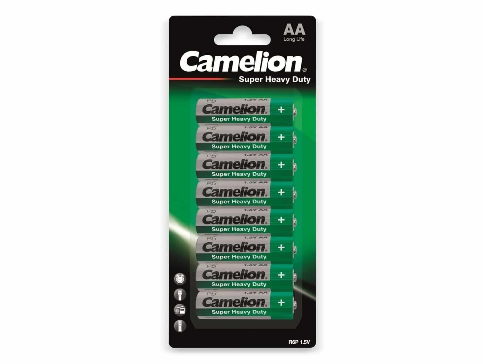 Mignon-Batterie, 8 Camelion Heavy Duty Stück Batterie CAMELION Super