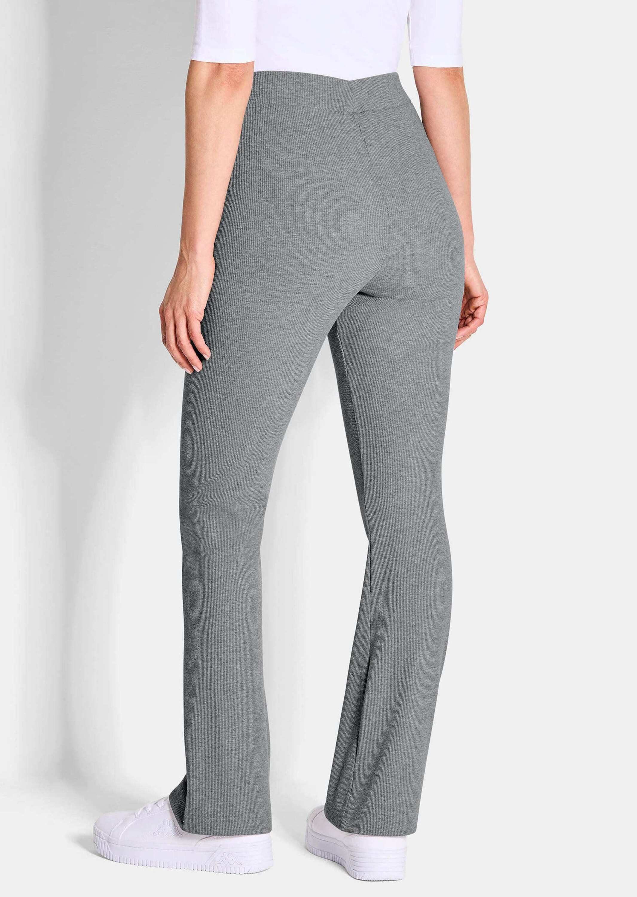 GOLDNER Jogginghose Kurzgröße: Bequeme Stoffhosen im Doppelpack Yogahosen in zwei Farben, gerades Bein, elastischer Bund