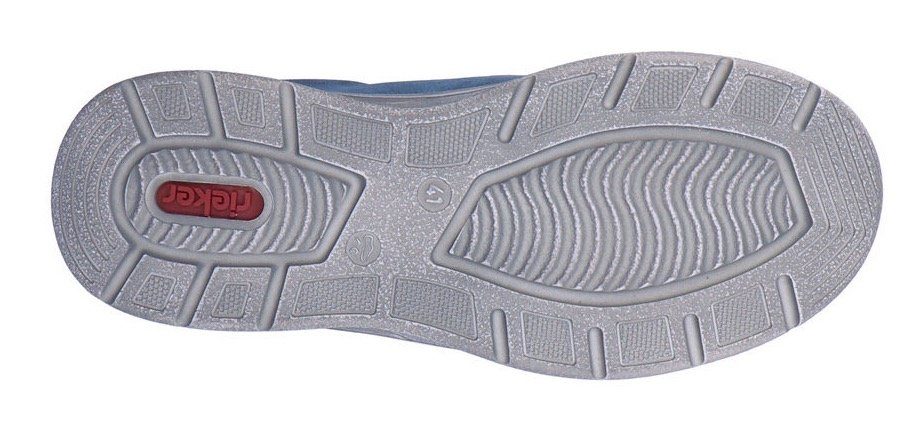 Rieker Slipper Schlupfschuh, Freizeitschuh mit seitlichen Stretcheinsätzen, G-Weite