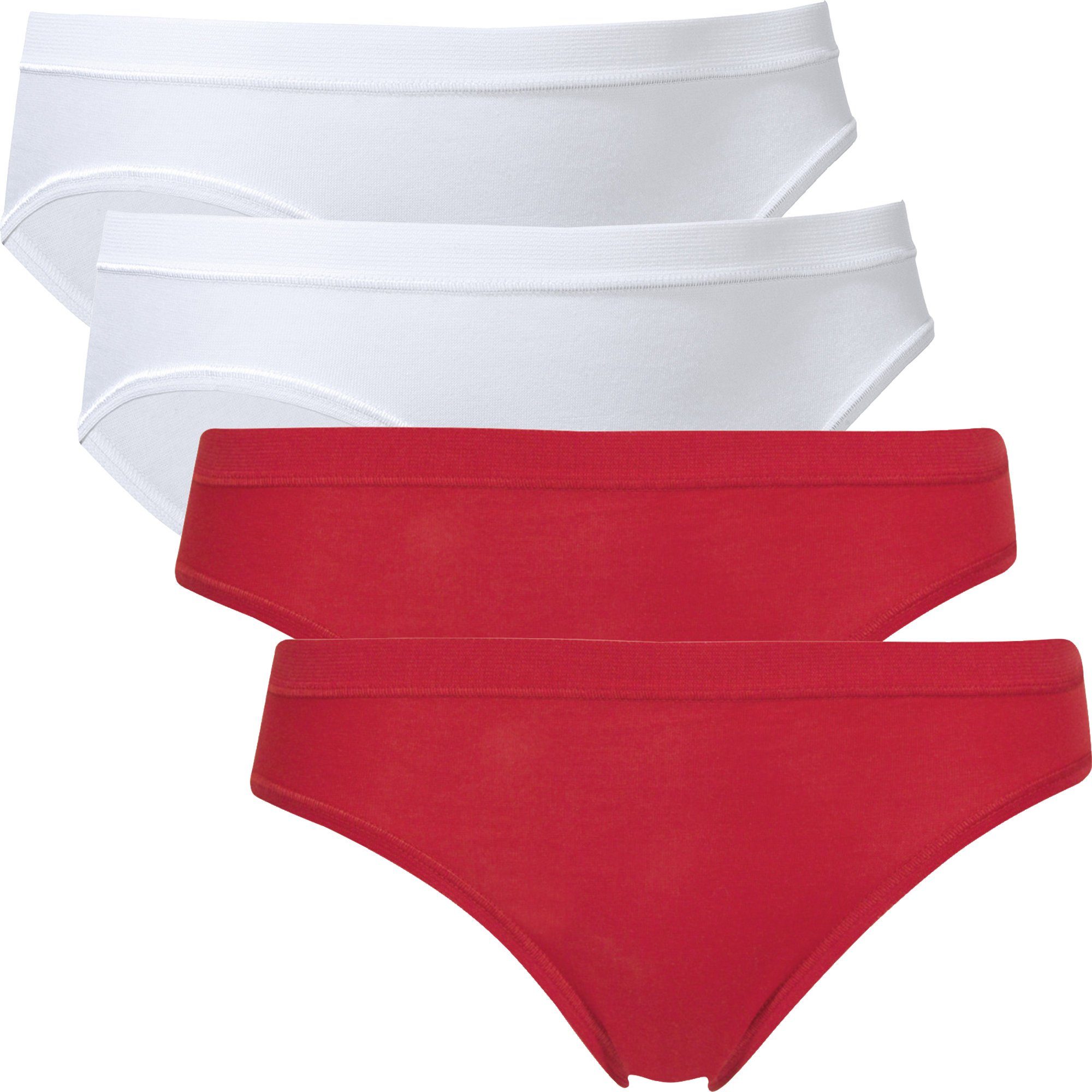 Slip Damen-Hüftslip 4er-Pack