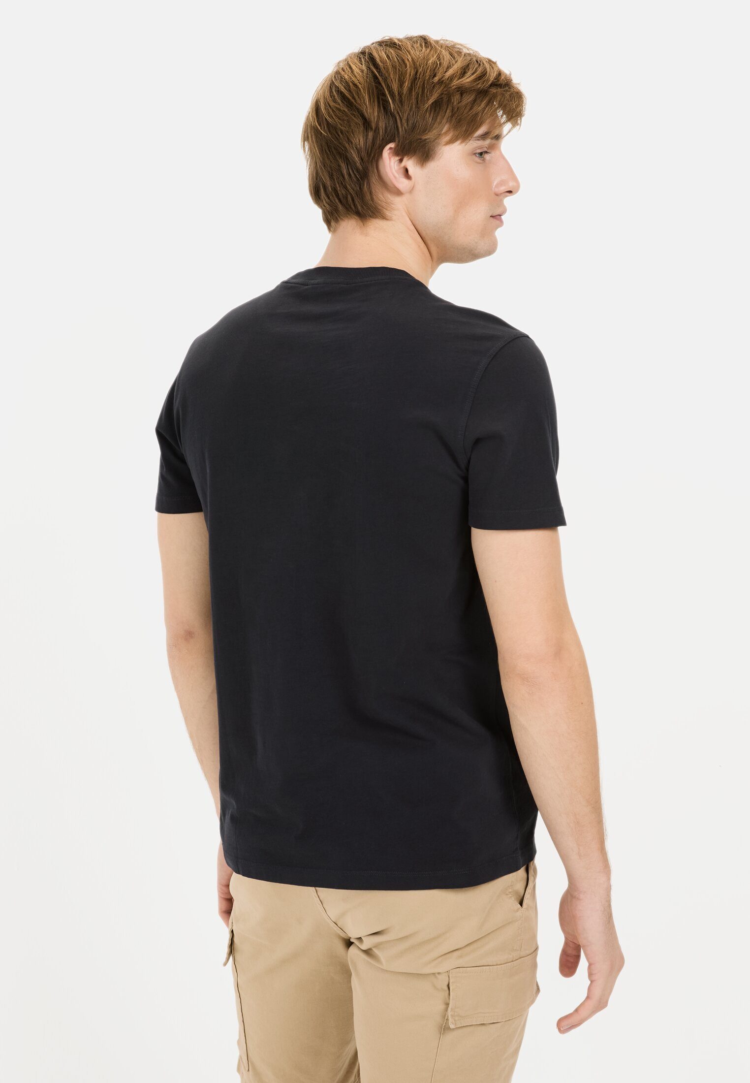 camel active Print-Shirt aus Organic Cotton Kurzarm Rundhals günstig online kaufen