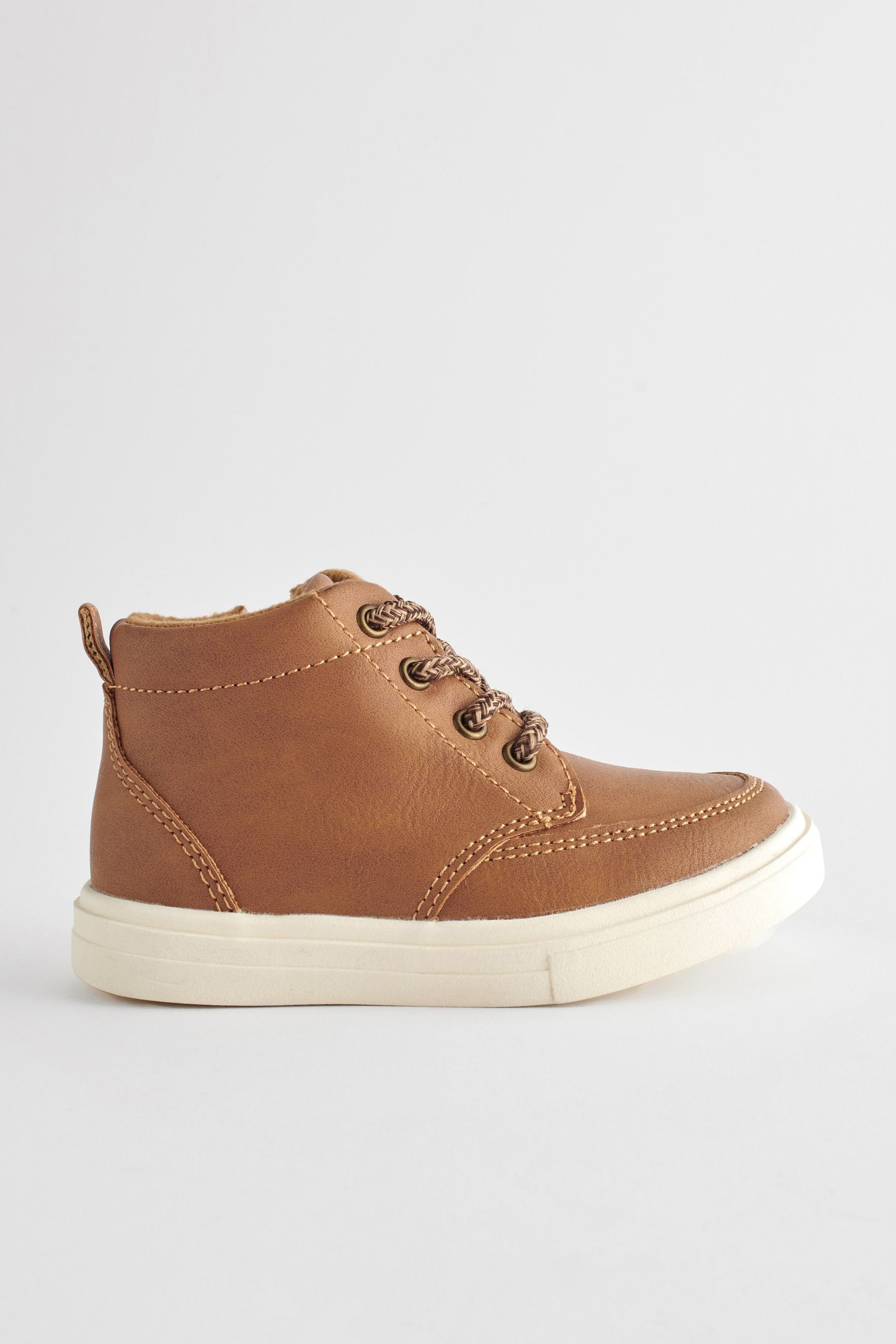 Next Warmgefütterte Chukka-Stiefel, weite Passform Schnürstiefelette günstig online kaufen