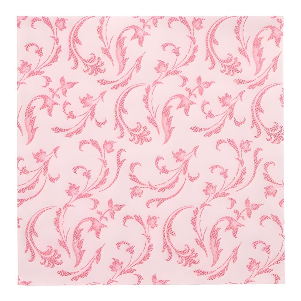 PAPSTAR Papierserviette 50 x ROYAL Collection 1/4-Falz 40 cm x 40 cm fuchsia Damascato
