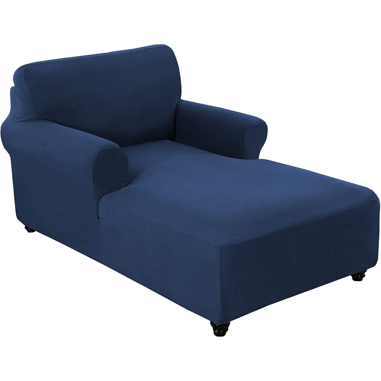 Jacquard, Sofahusse Chaise Lounge, für Arm Stretch, Blau Rosnek