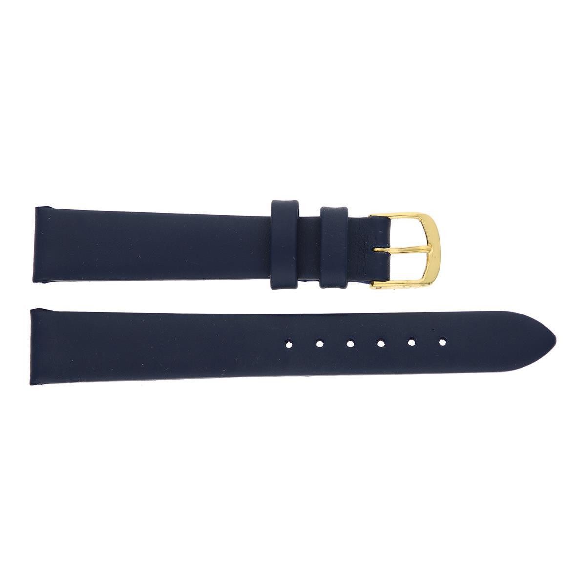 JuwelmaLux Часыarmband JuwelmaLux Часыband Damen Leder dunkelblau mit Edelstahl JL38-10-0237