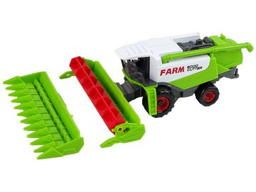 LEAN Toys Spielzeug-Traktor Landmaschinen-Set Erntemaschine Traktoren-Set Bauernhof Landwirtschaft