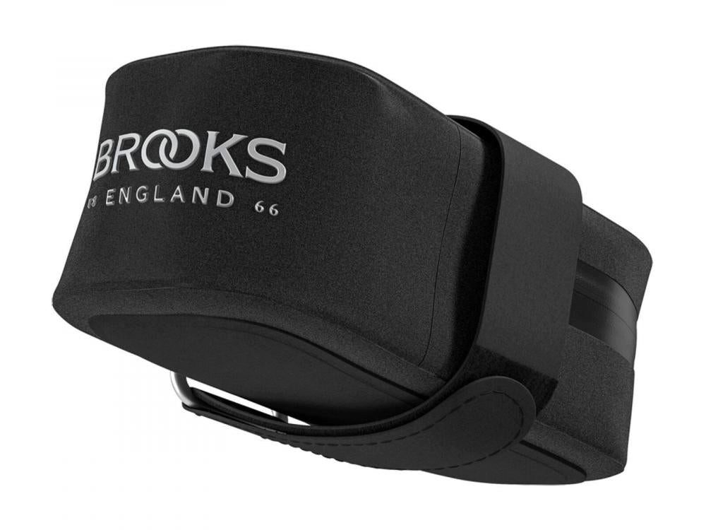 BROOKS ENGLAND Fahrradtasche BROOKS Scape Saddle Pocket Bag Black - wasserdichte Satteltasche 0,5 L