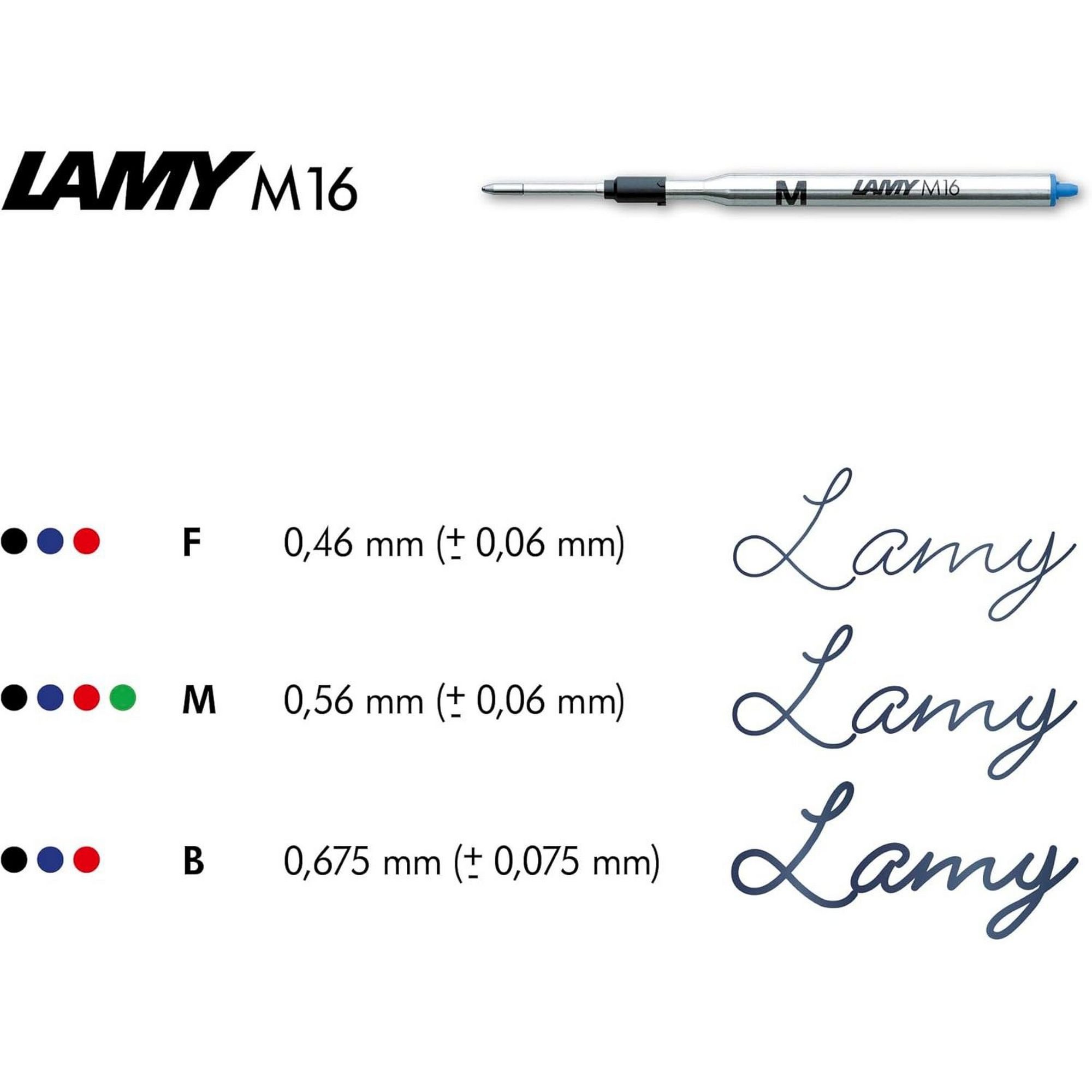 LAMY Kugelschreiber LAMY xevo schwarz Kugelschreiber Drehmechanik Metall Clip Großraummine