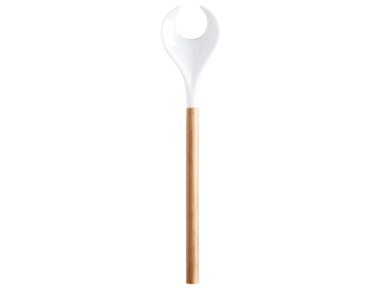 ASA SELECTION Besteck-Set Grande Набори для салату mit Holzgriff natur 32 cm, Porzellan / Birkenholz, Küche, Kochen, Backen