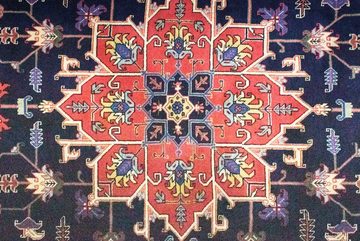 Wollteppich Ardebil Teppich handgeknüpft dunkelblau, morgenland, rechteckig, Höhe: 9 mm, handgeknüpft