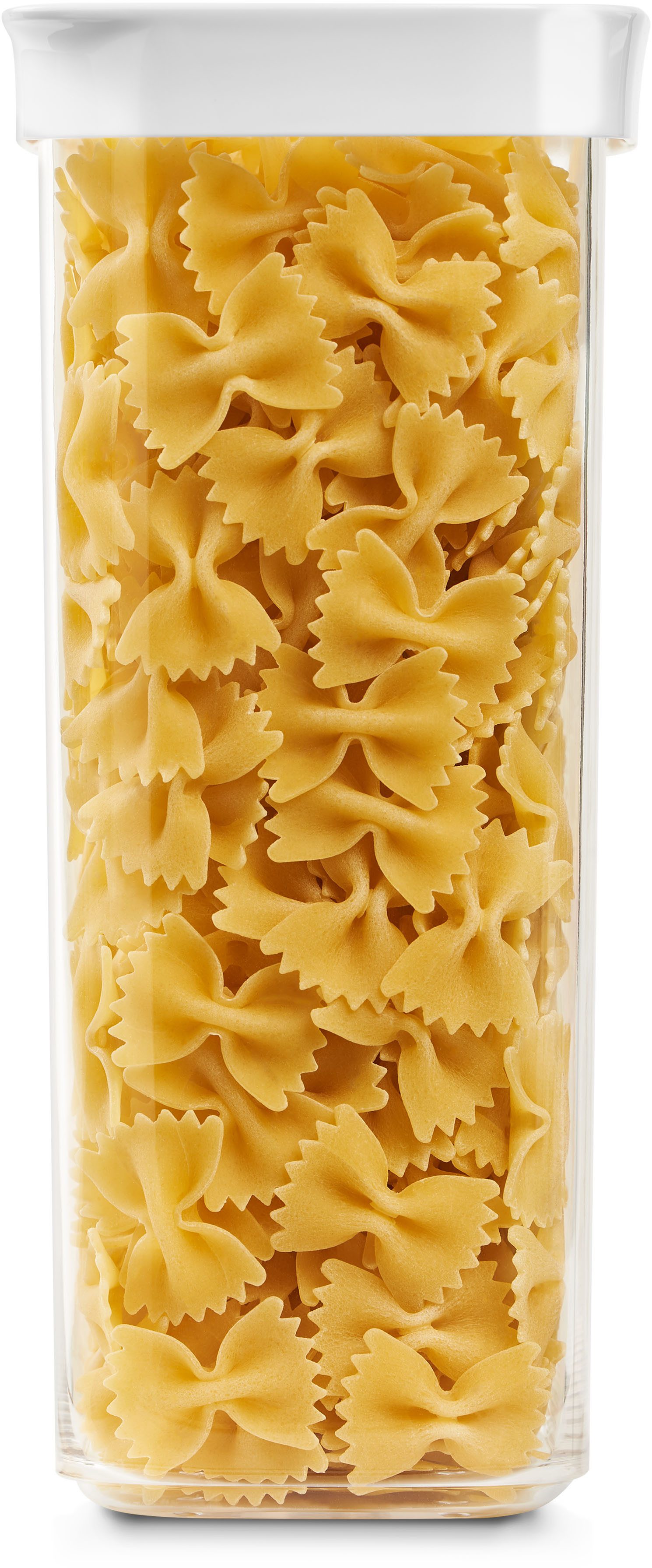 Emsa Vorratsdose Optima, Kunststoff, (2-tlg), 2,2 Liter, rechteckig, frische Dichtung, rutschfeste Stapelränder