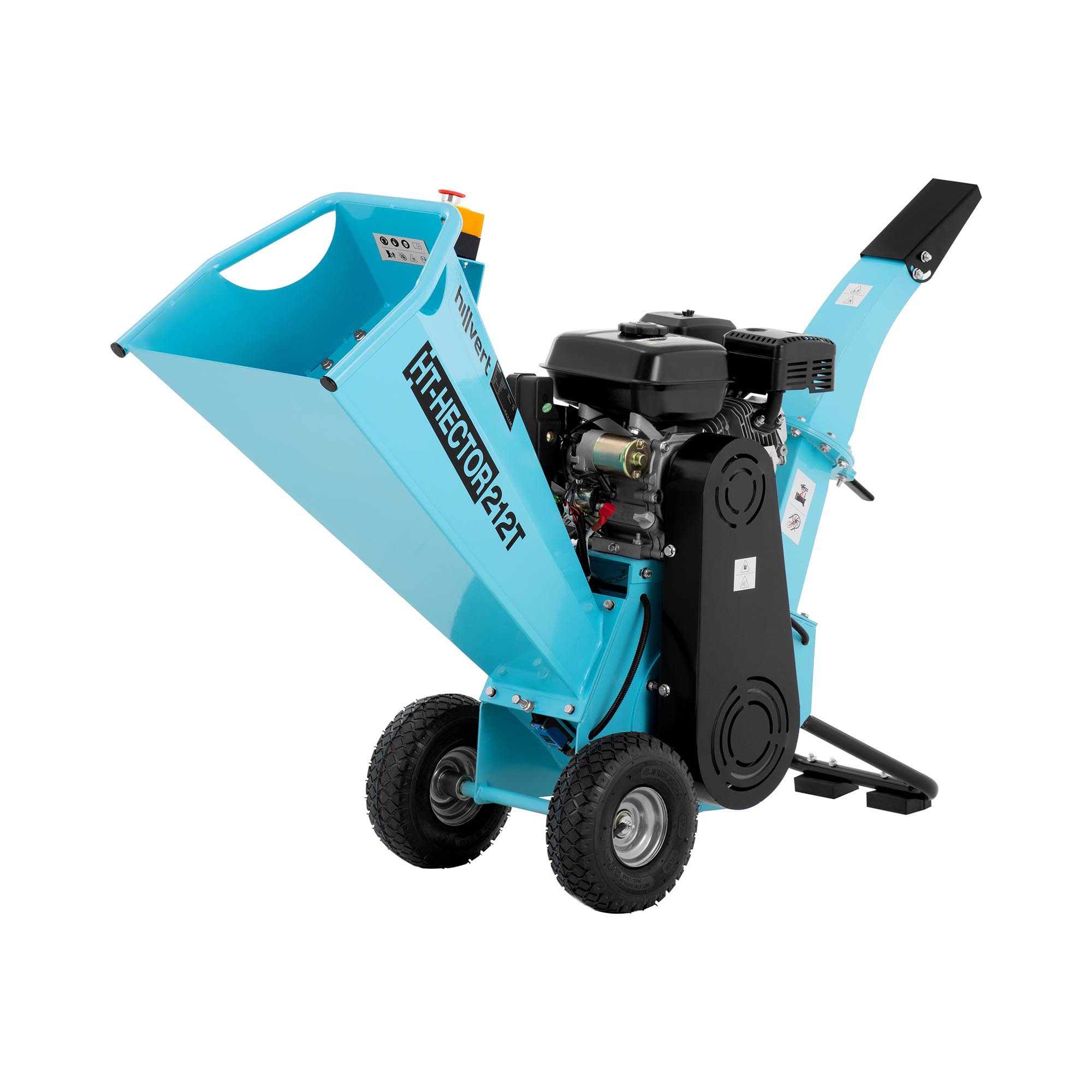 Häcksler Gartenhäcksler Schredder Hächsler Elektro Holzhäcksler Benzin 6,5 PS 2