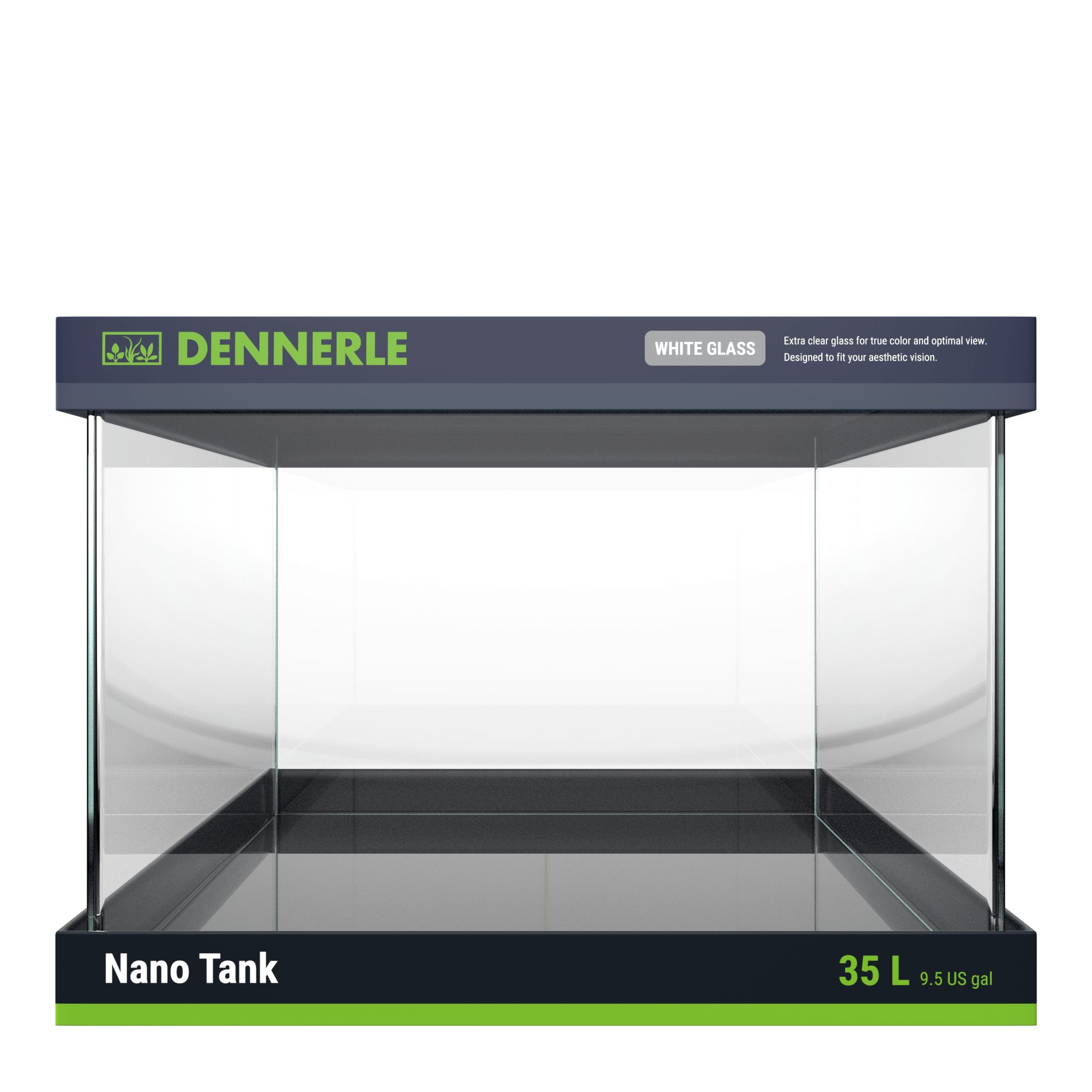 Aquarium Nano Tank White Glass