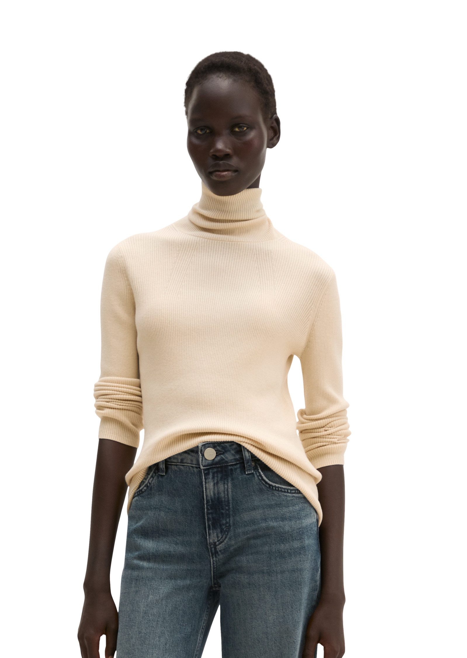 Marc O'Polo Stehkragenpullover aus Organic Cotton