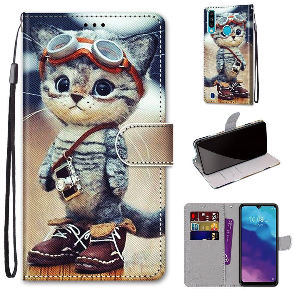 Handyhülle Für ZTE Blade A7 2020 Kunstleder Handy Tasche Book Motiv 1 Schutz Hülle Case Cover Etui Neu