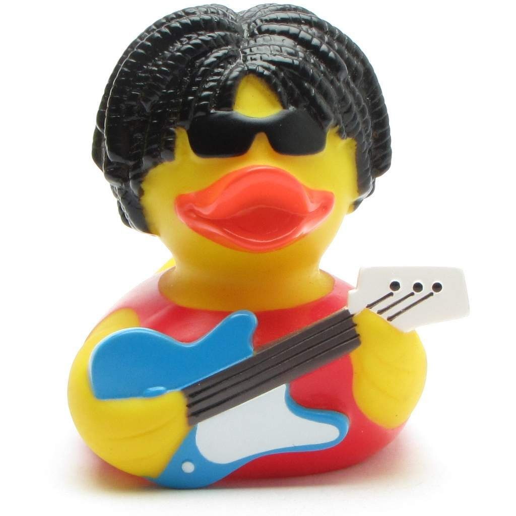 Badespielzeug Rocker - Quietscheentchen Duckshop Badeente