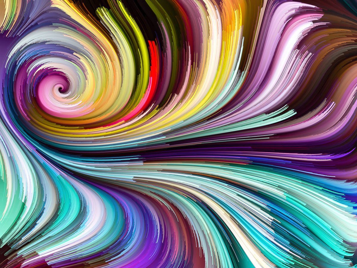 Papermoon Fototapete Farben Abstrakt