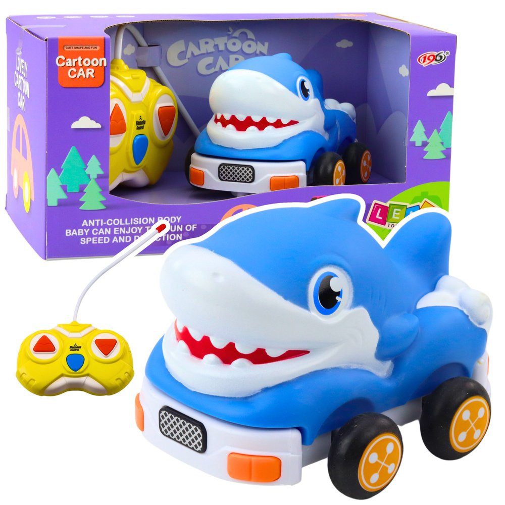 Wisam RC-Auto Ferngesteuertes Auto RC für Kleinkinder Blue Shark