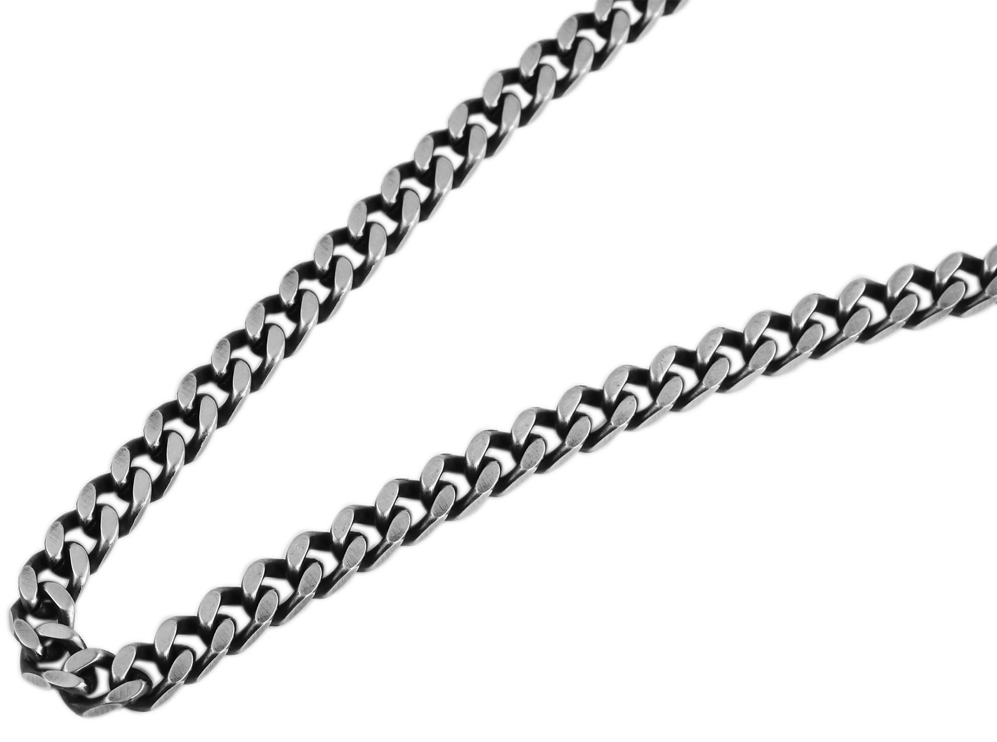 Kette ohne Anhänger Halskette aus Edelstahl 43 cm