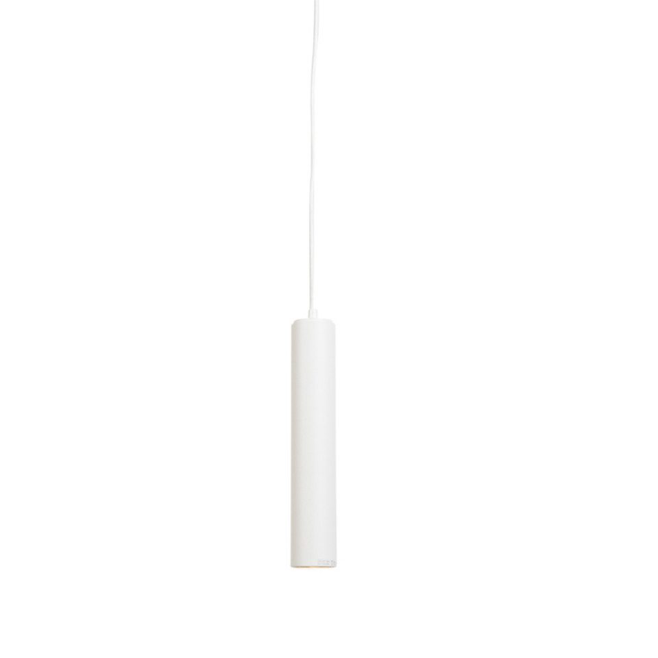 Qazqa Pendelleuchte Tuba, ohne Leuchtmittel, Warmweiß, QAZQA Hängeleuchte, gu10, Weiß, Stahl, Modern