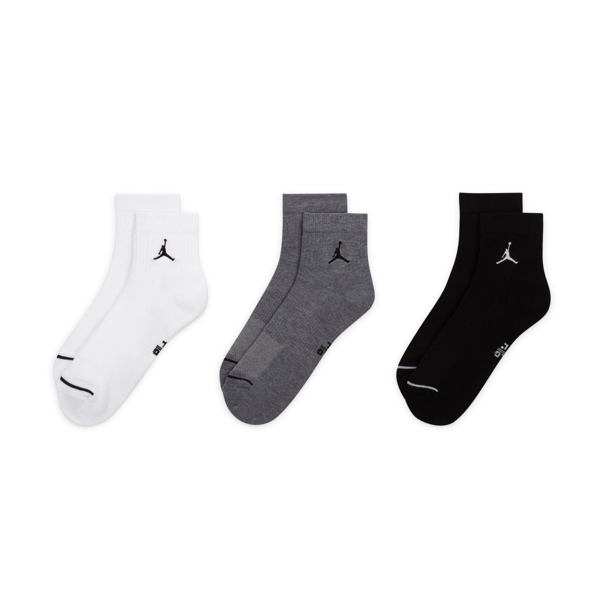 Nike Funktionssocken U J ED CUSH POLY ANKLE 3PR 144 für den Alltag, mit schweißableitendem Material, sportlicher Stil