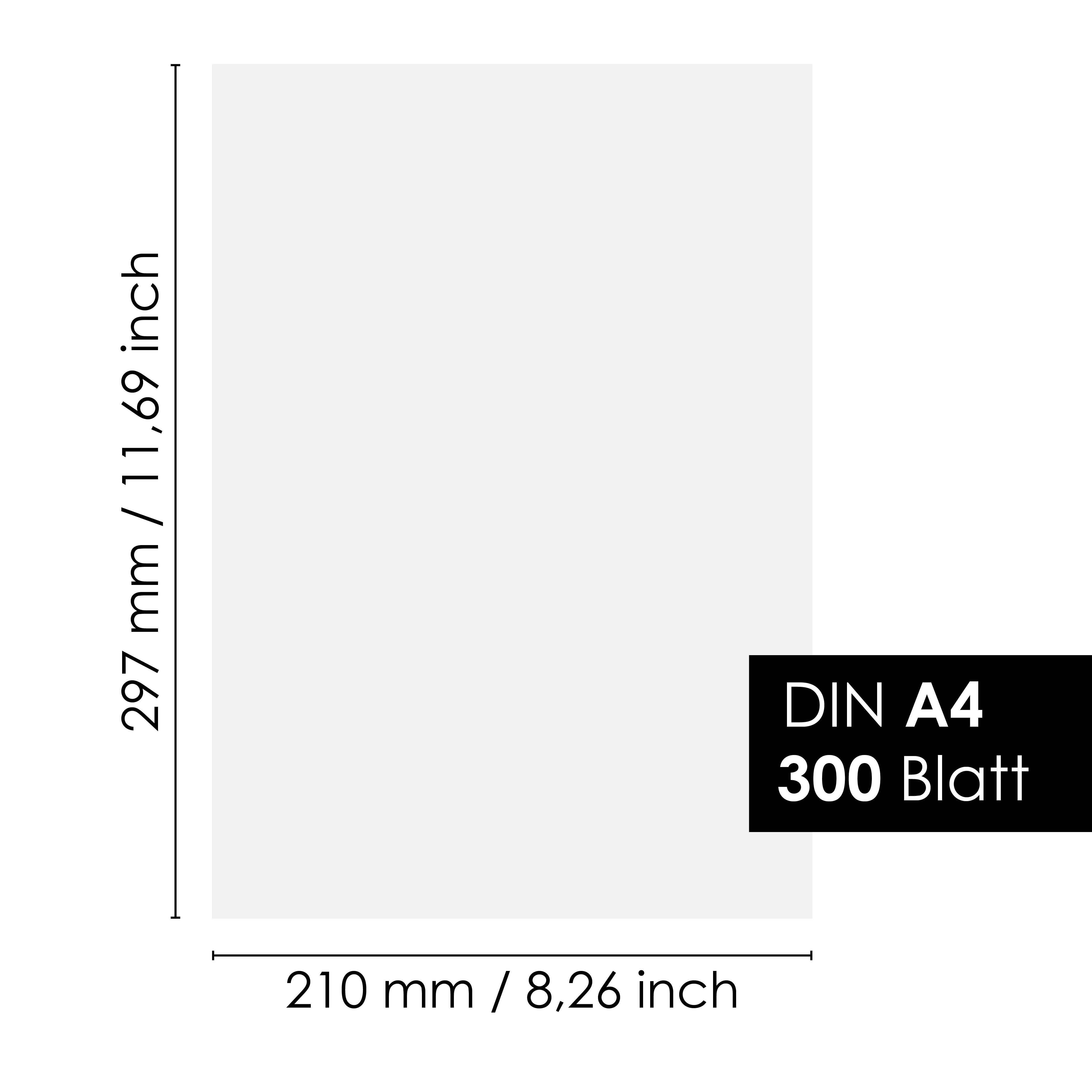 OfficeTree Transparentpapier 300 Blatt Transparentpapier DIN A4, Auch als Pauspapier, Architektenpapier, Bastelpapier – Bild 4 von 5