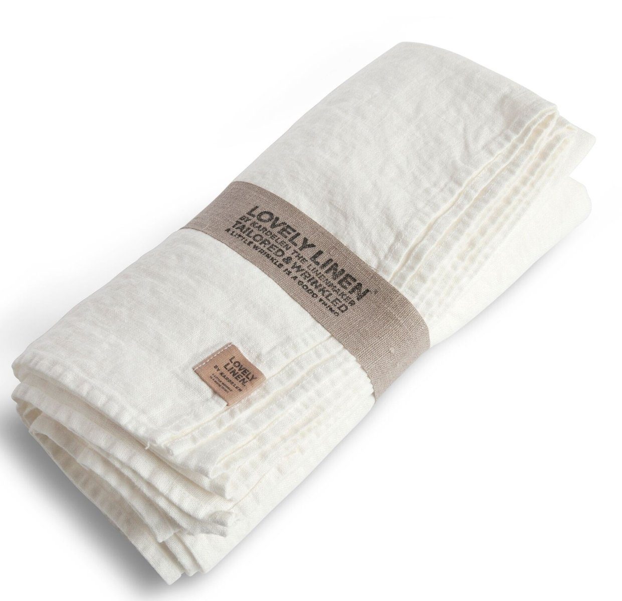 Lovely Linen Tischdecke Lovely Tischdecke Leinen off-white 145 x 250 cm, LOVELY 145X250 OFF-WHITE L37,5xB20XH7CM