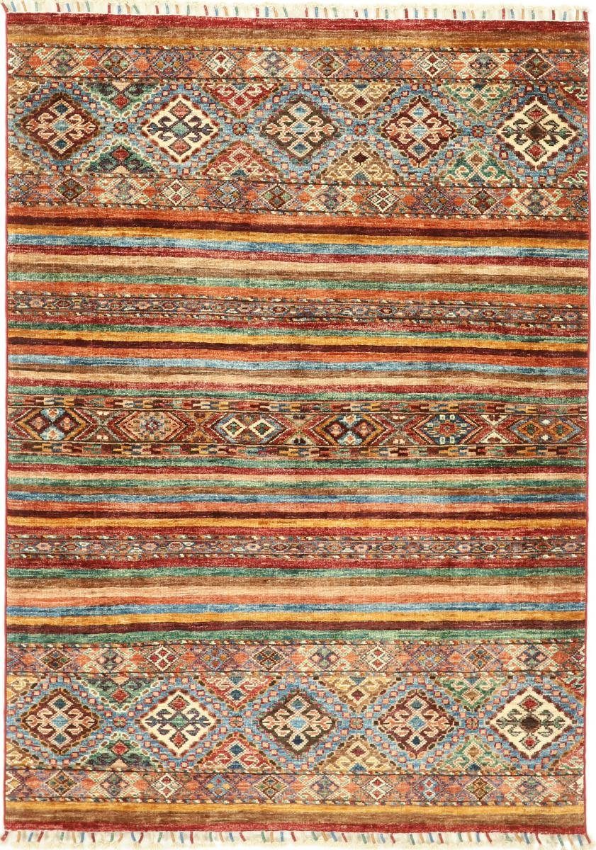 Orientteppich Arijana Shaal 108x180 Handgeknüpfter Orientteppich, Nain Trading, rechteckig, Höhe: 5 mm