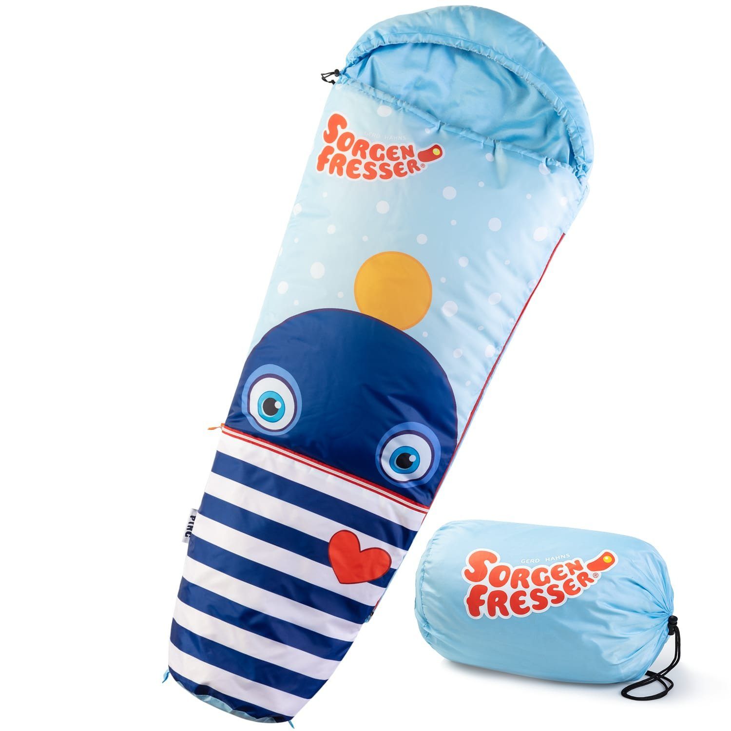 Skandika Kinderschlafsack Sorgenfresser Ping, Mumienschlafsack für günstig online kaufen