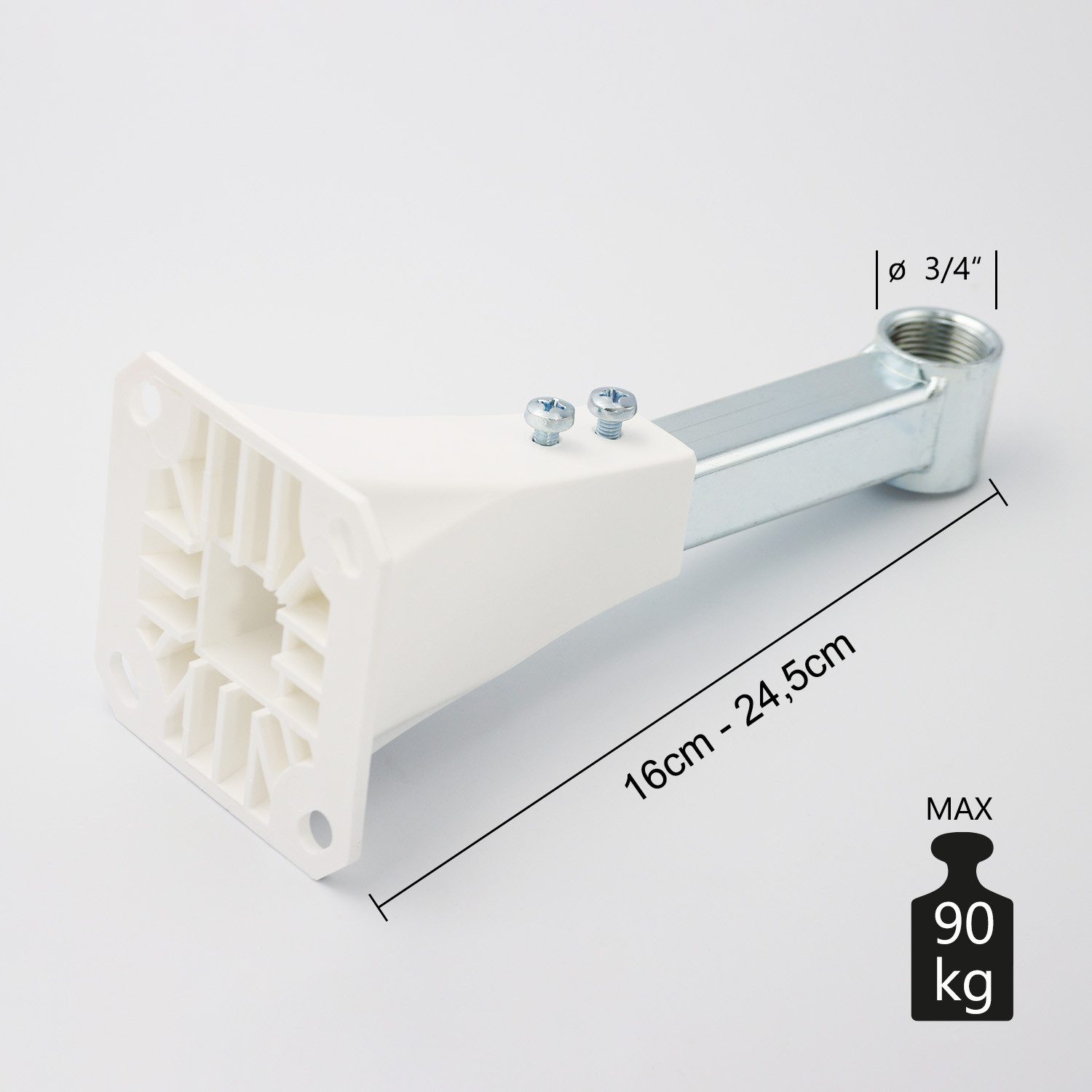 Varem Heizkörper Hängevorrichtung für Ausdehnungsgefäße 5-40L 3/4 160mm bis 245mm