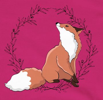 Shirtracer Sweatshirt Fuchs Fox Gechenk Tiermotiv Animal Print