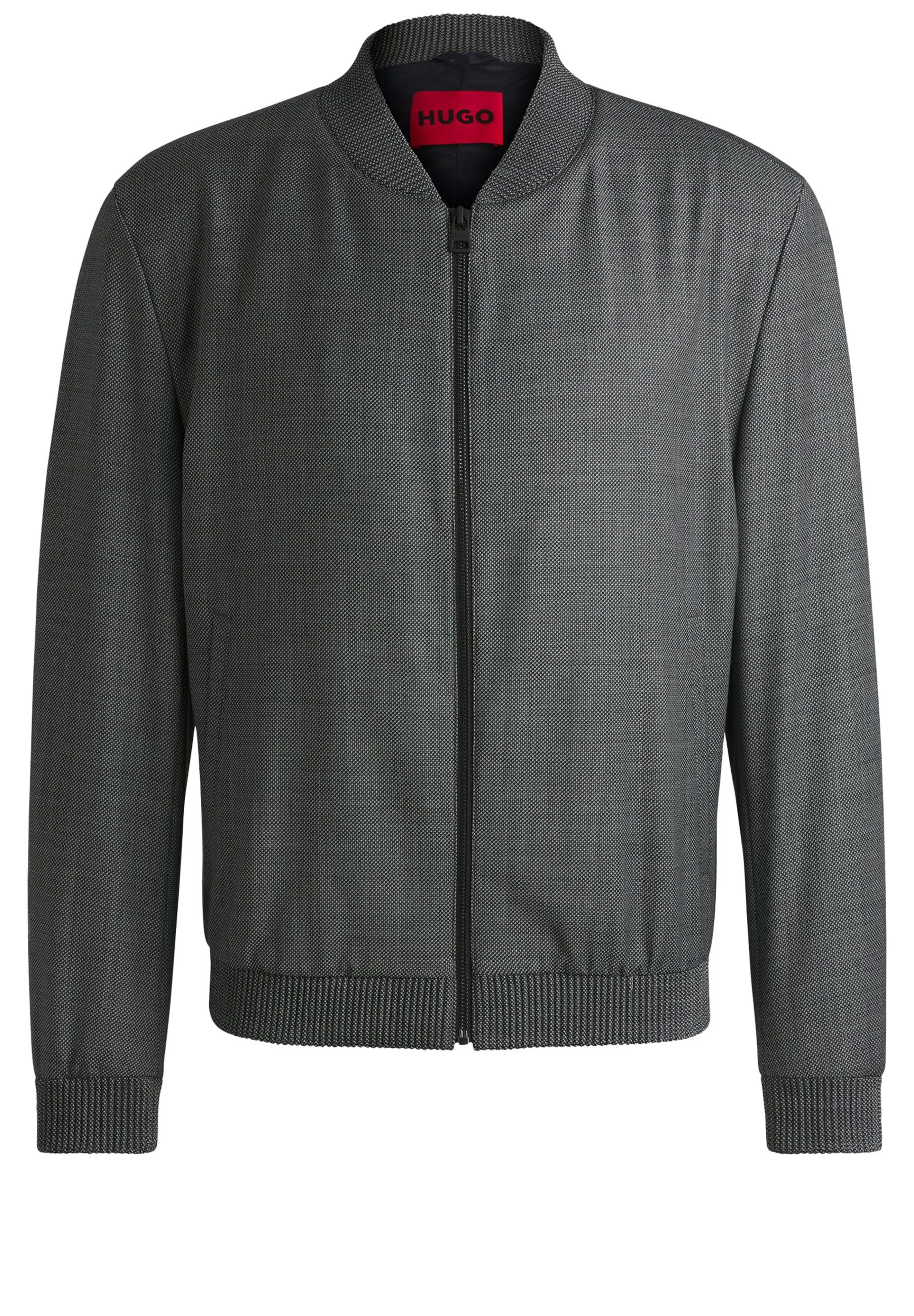 HUGO Jackenblazer Ukashi232X mit deinem Birdseye-Muster (1-tlg)