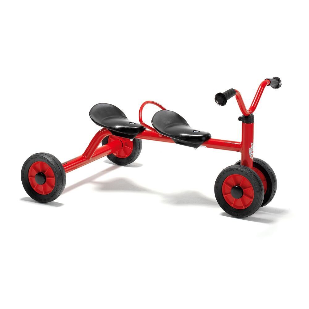 Winther Dreirad Mini Viking Dreirad Rutsch, Hochwertiges Kinderfahrzeug für Kita, Krippe, Kindergarten | Dreiräder