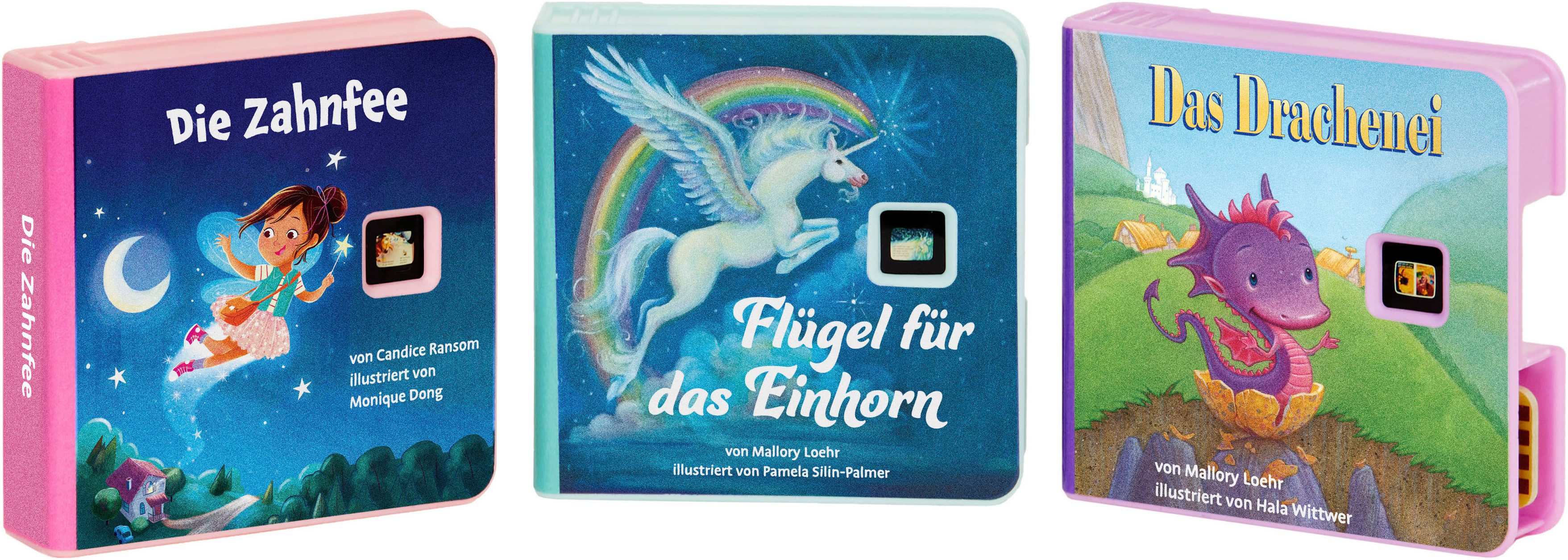 Little Tikes® Hörspielkassette Story Dream Machine, Magische Wesen, (Set, 4-St), passend für Story Dream Machine