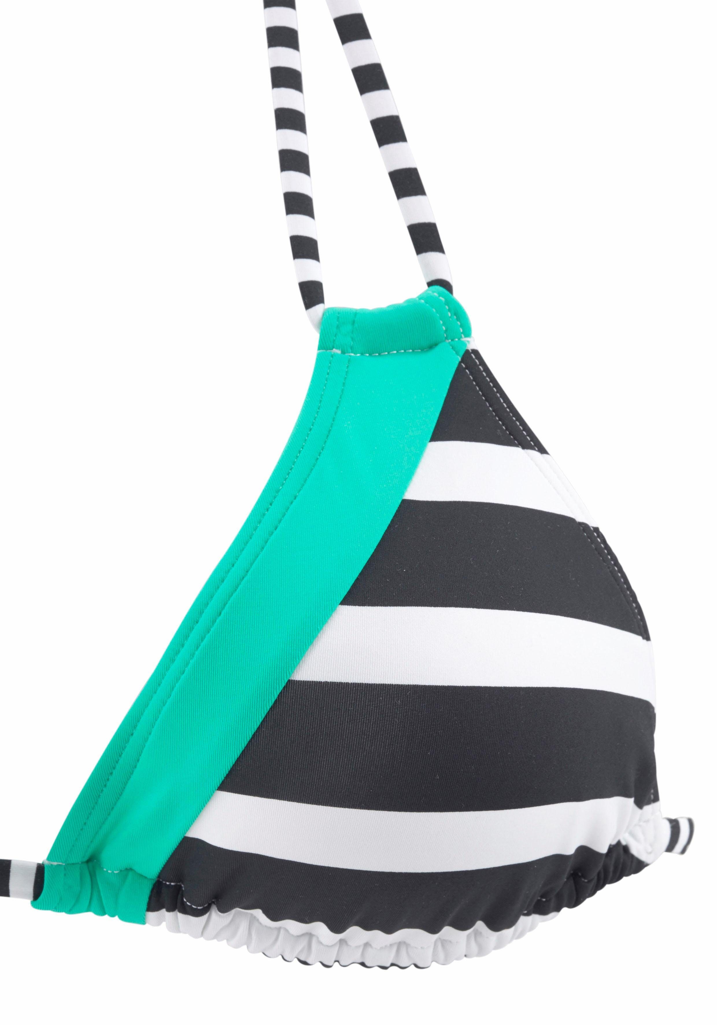 KangaROOS Triangel-Bikini-Top Anita, regulierbares Top, mit herausnehmbaren Cups, Mix-Kini