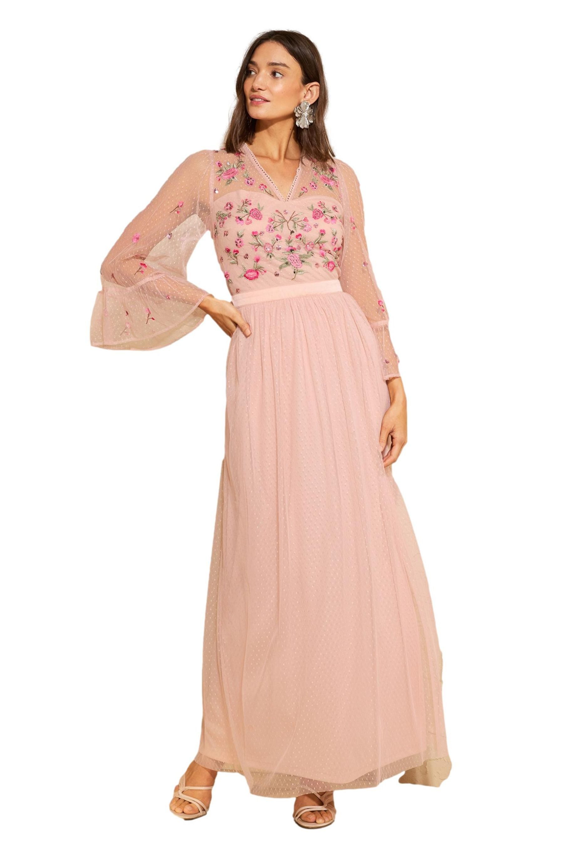 Maxikleid Love & Roses Maxikleid für die Brautjungfer