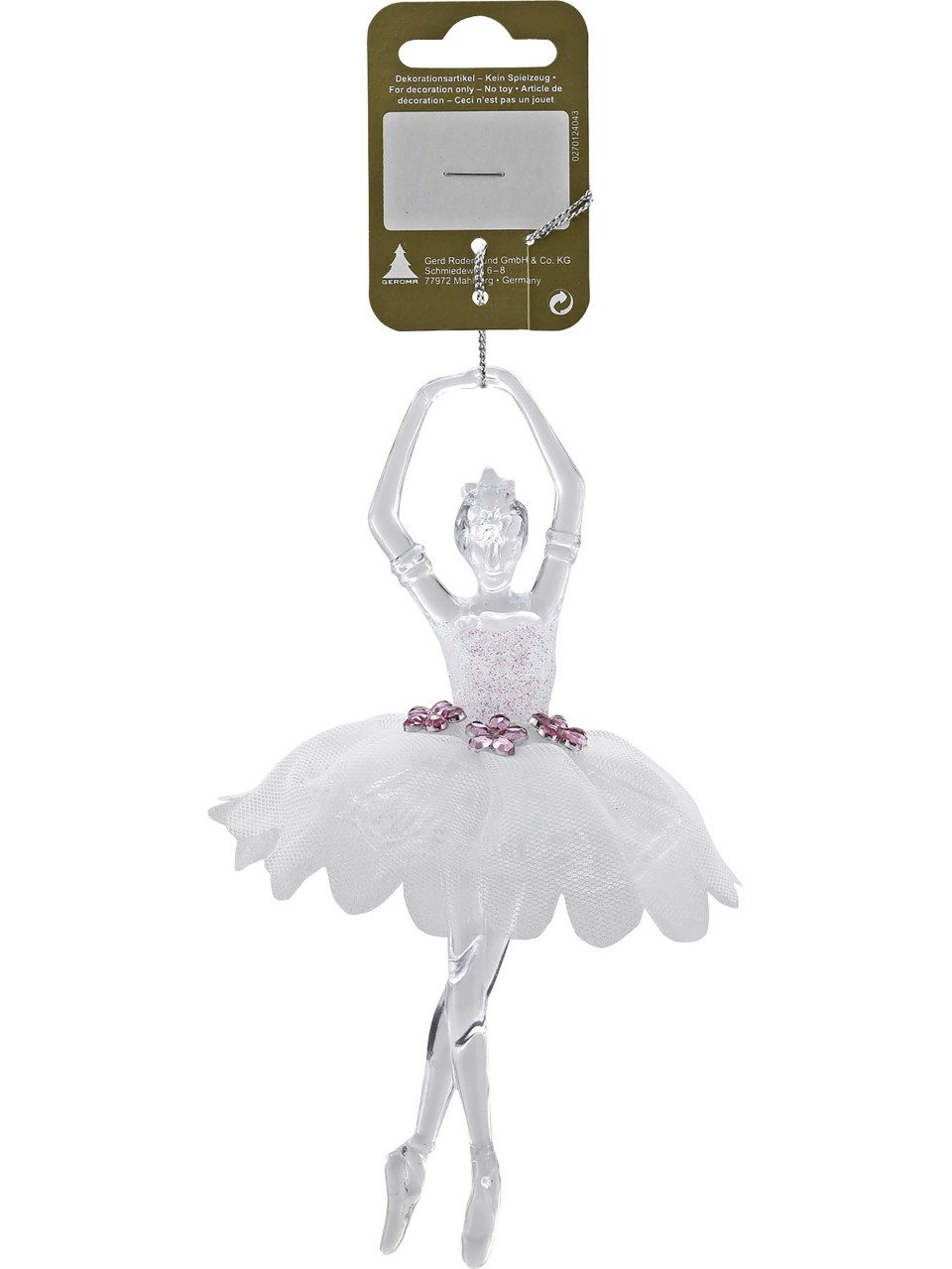 Rodermund Christbaumschmuck Weihnachtsanhänger Ballerina aus Kunststoff 18 günstig online kaufen