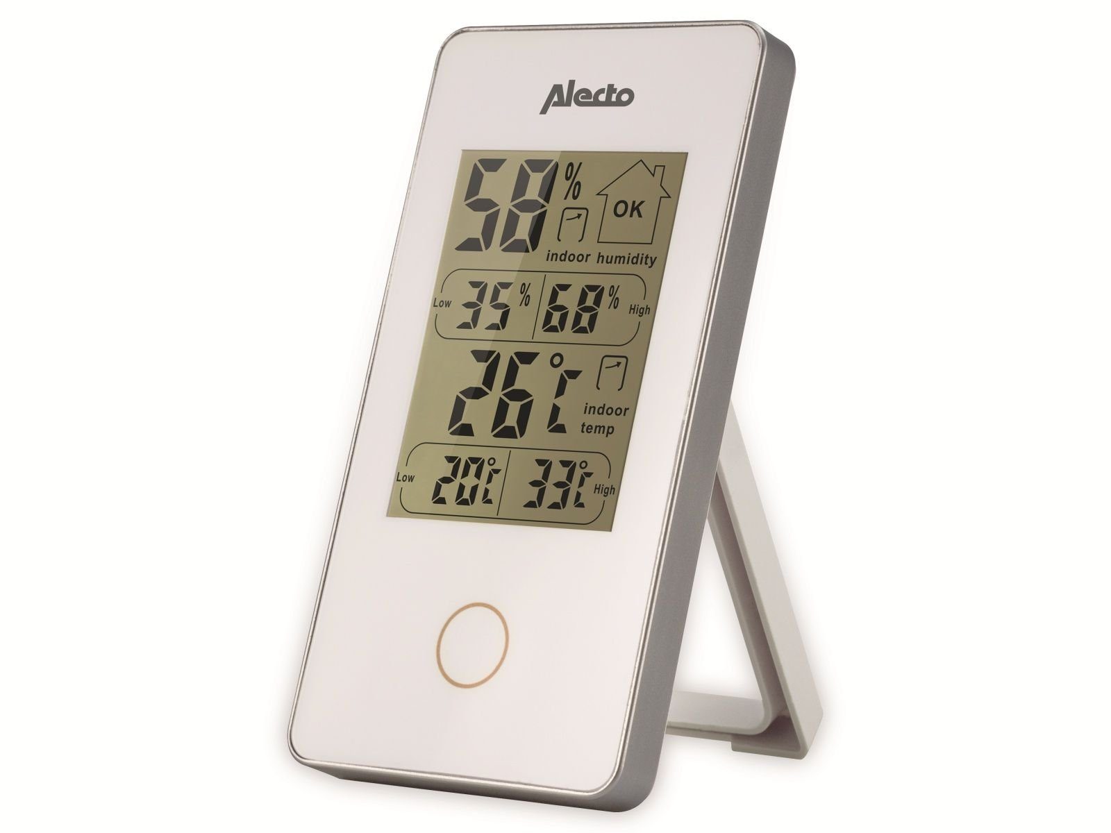 Badethermometer ALECTO Digitales Innenthermometer WS-75, weiß