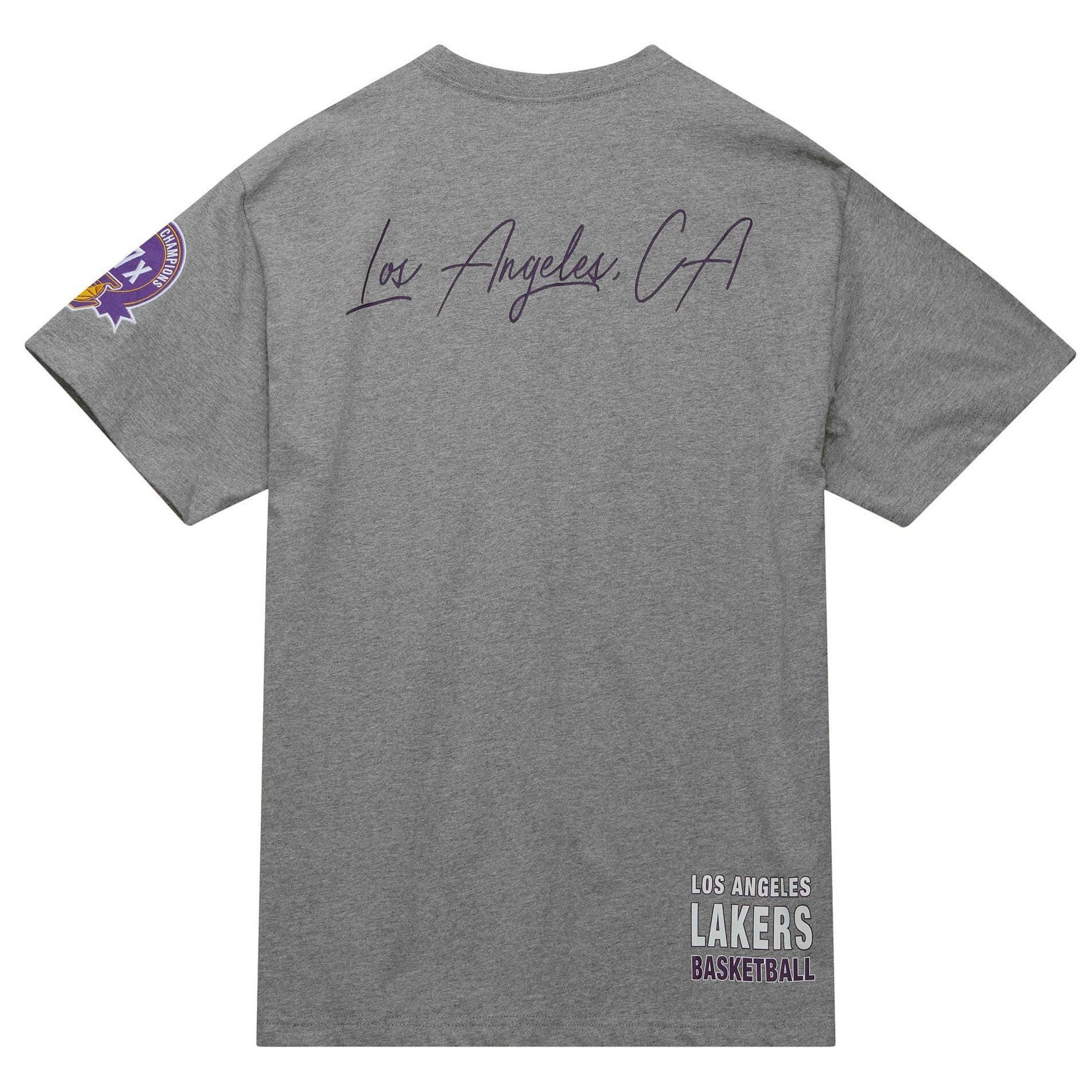 Ness Lakers Los Print-Shirt CITY HOMETOWN Mitchell & Angeles