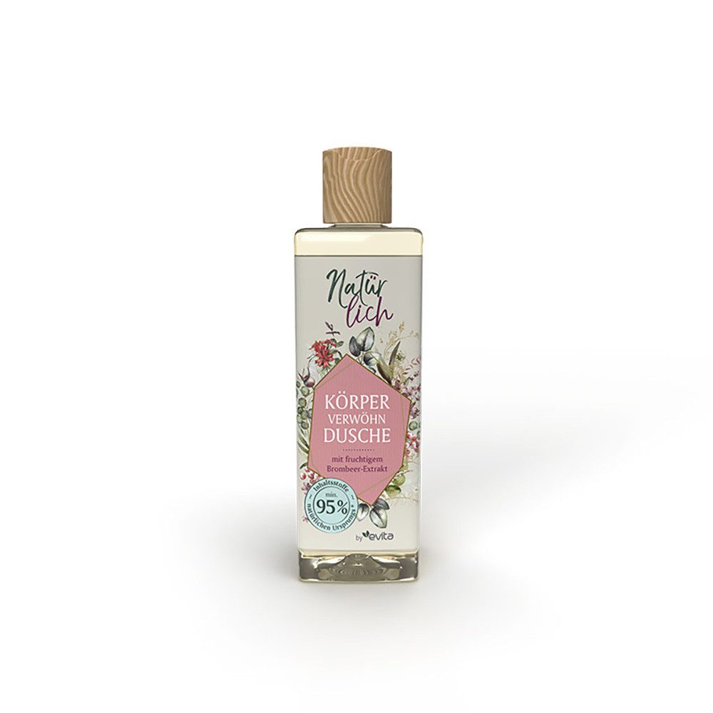 Natürlich by evita Duschgel Körper Verwöhn Dusche Waldbeere