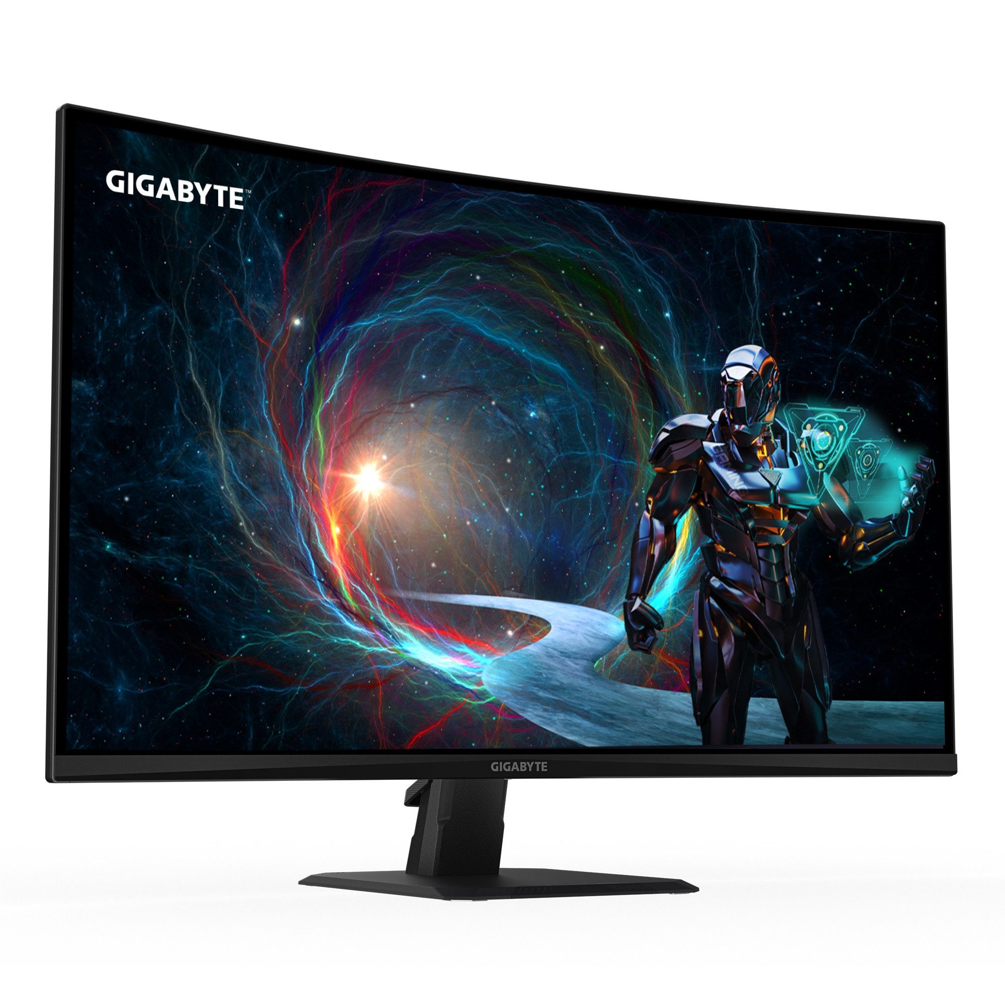 Gigabyte GS32QCA Curved-LED-Monitor (80 cm/32 ", 2560 x 1440 px, QHD, 1 ms Reaktionszeit, 180 Hz, VA LED, neigbar, Eyesafe 2.0, HDR-Ready-, AMD FreeSync)