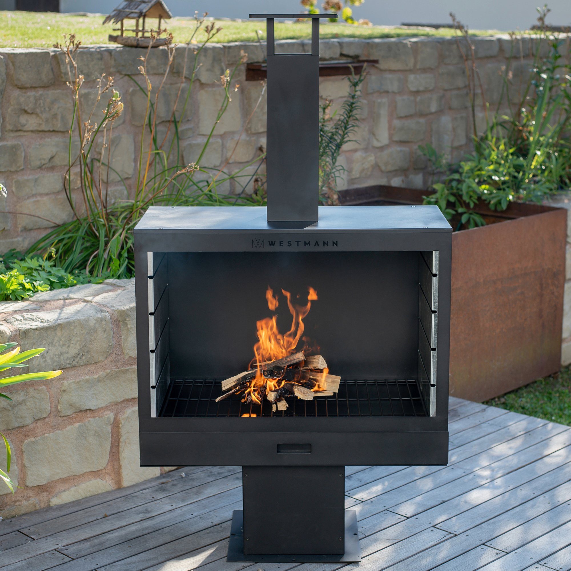 WESTMANN Grillkamin Premium LG868, BxTxH: 41x90x160 cm